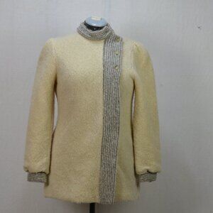90s pure virgin wool chunky knit  sweater  Size M